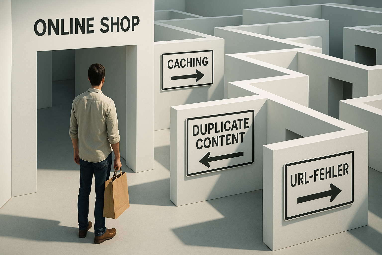 SEO Labyrinth Illustration